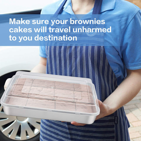 Versatile E-far bakeware set suitable for cakes brownies and casseroles.