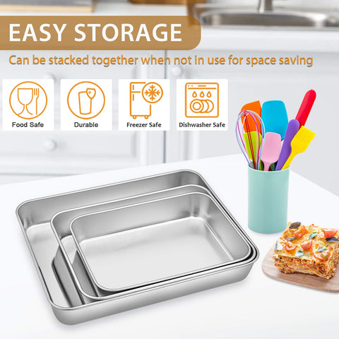E-far versatile bakeware suitable for lasagna cookies and roasting