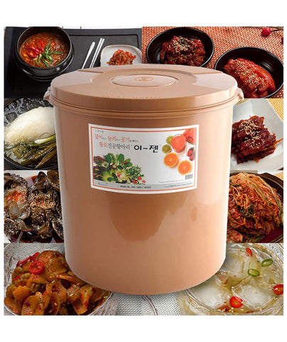 e-jen ideal for kimchi and sauerkraut at home.
