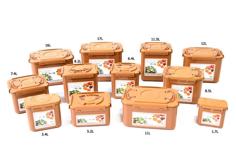 e-jen Odor-blocking double lid keeps kitchen odors contained during fermentation.