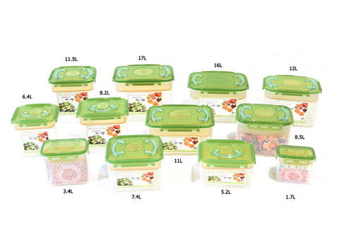 e-jen Premium Kimchi Container includes a press plate for consistent fermentation pressure.