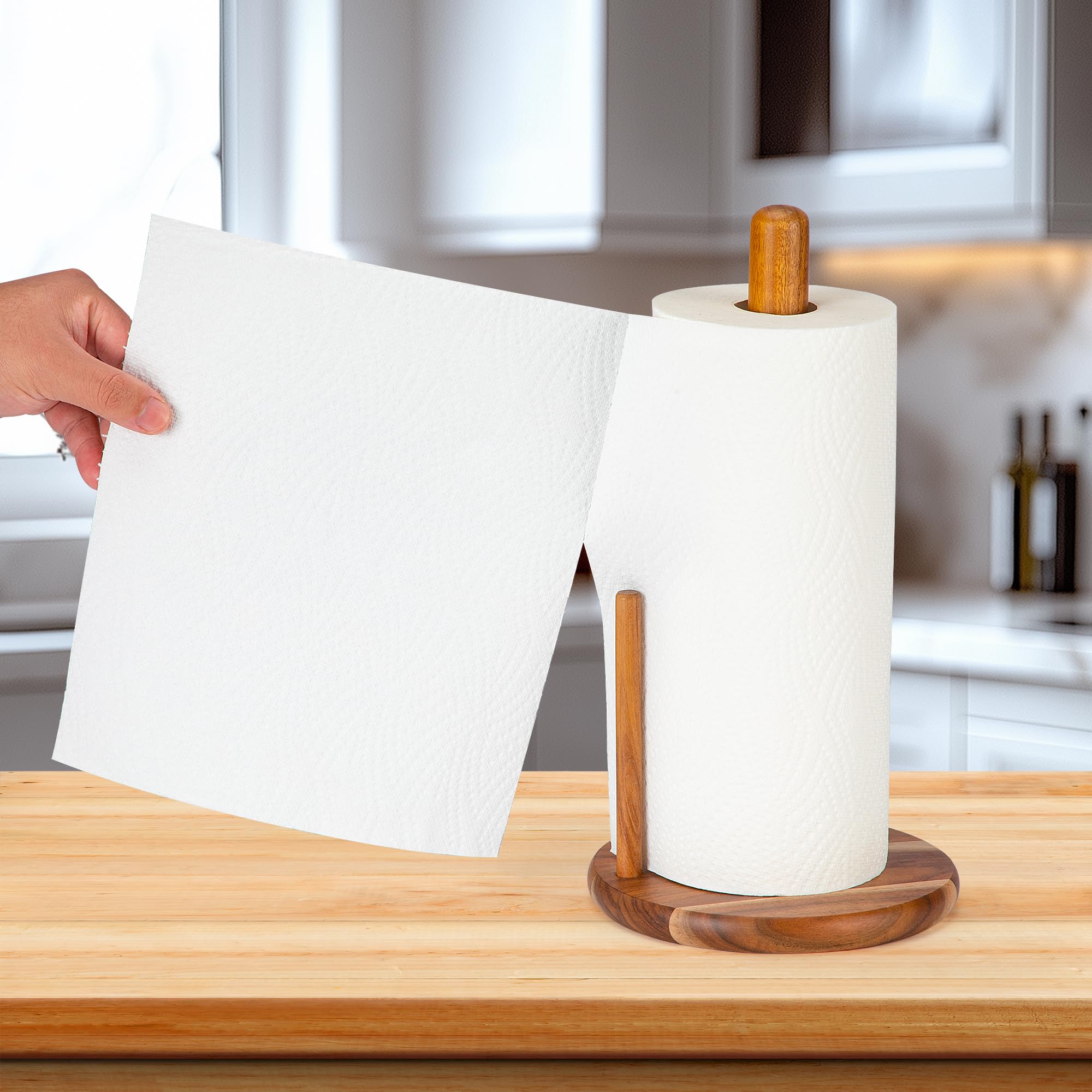 Durable, responsibly sourced acacia wood for everyday kitchen use.