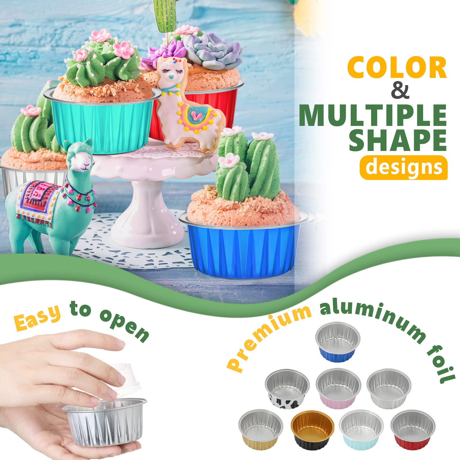 Eaasty silver cups with lids offer elegant serving for gatherings.
