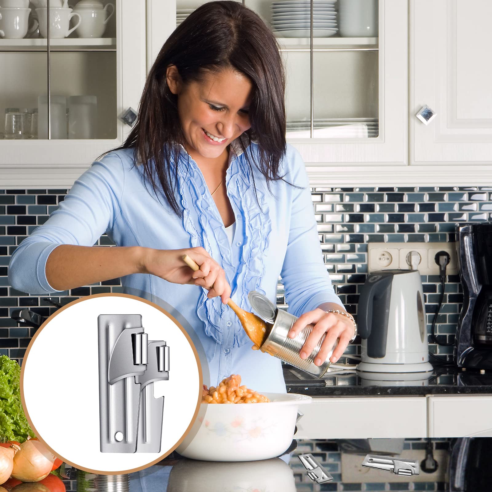 Eaasty portable hand opener, easy to carry and share on trips.