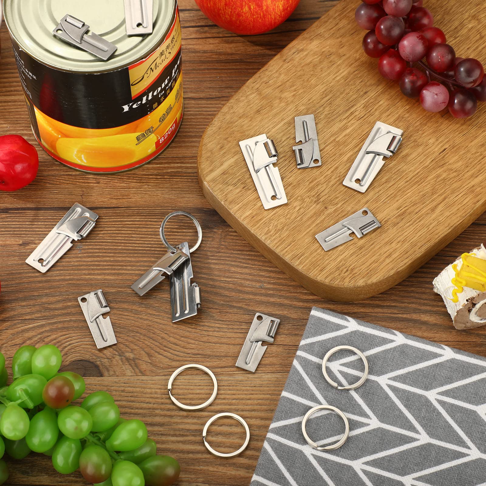 Eaasty stainless steel can opener, durable and rust-resistant for long-term use.
