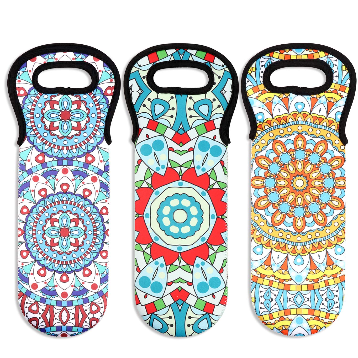 Eacolle stylish geometric pattern adds visual appeal to any wine outing