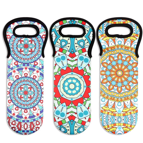 Eacolle stylish geometric pattern adds visual appeal to any wine outing