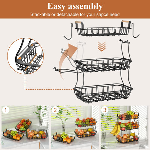 EACONPT detachable stackable design adapts to your space and needs