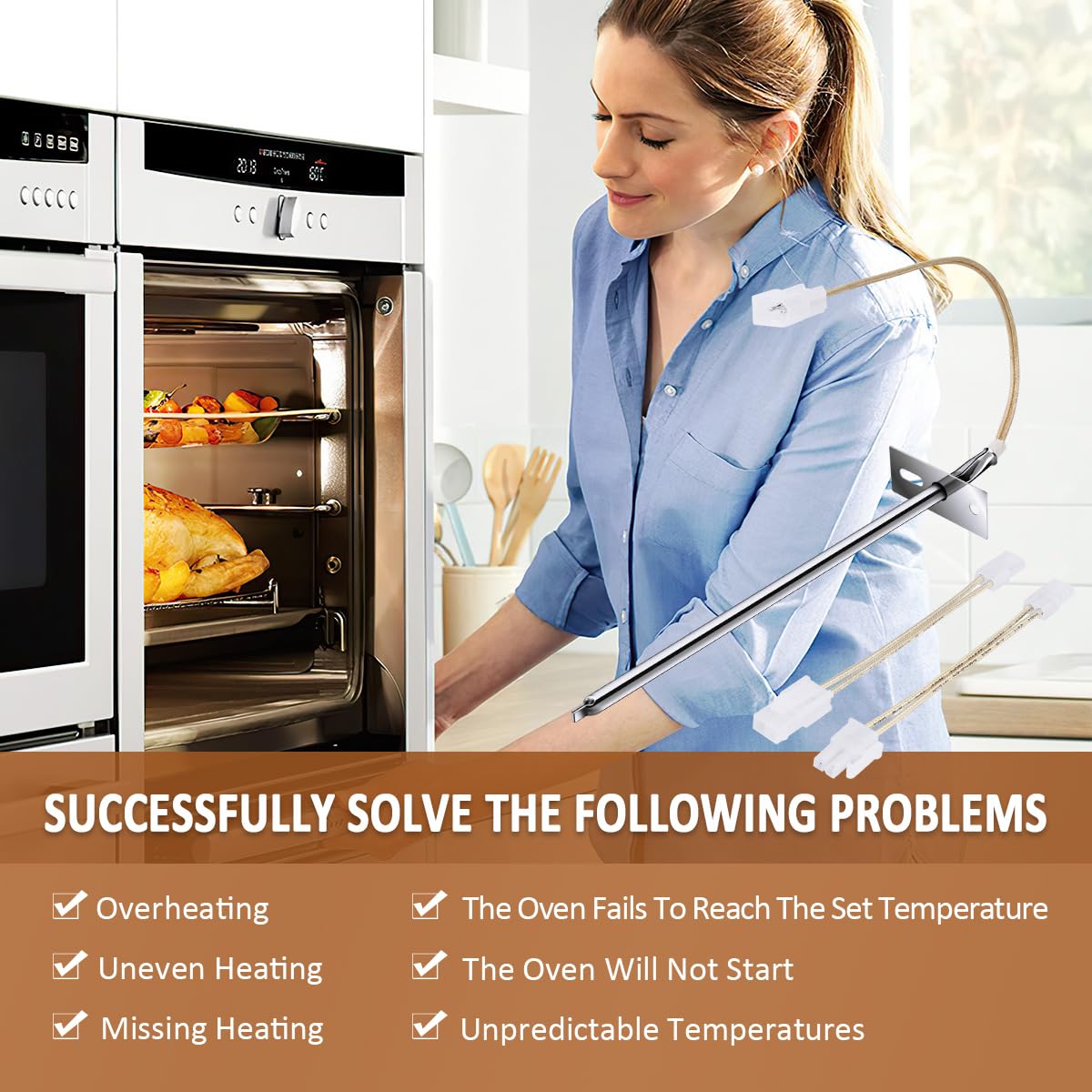 Reliable performance for regular baking and roasting with the new sensor.
