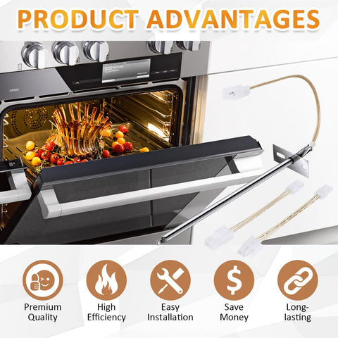 Premium quality material ensures durable oven sensor replacement.