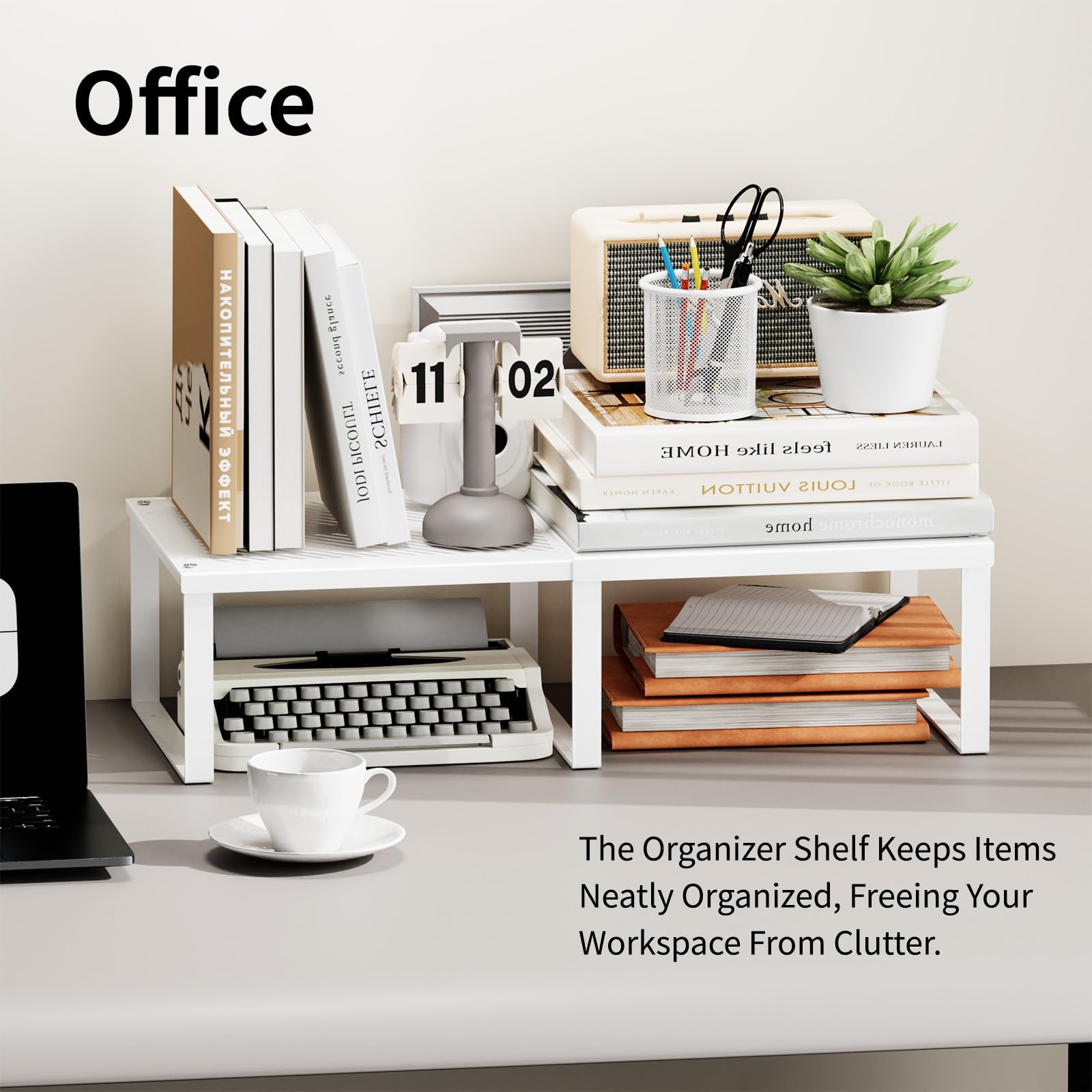 EAROND versatile organizer fits cabinets, countertops, and small spaces.