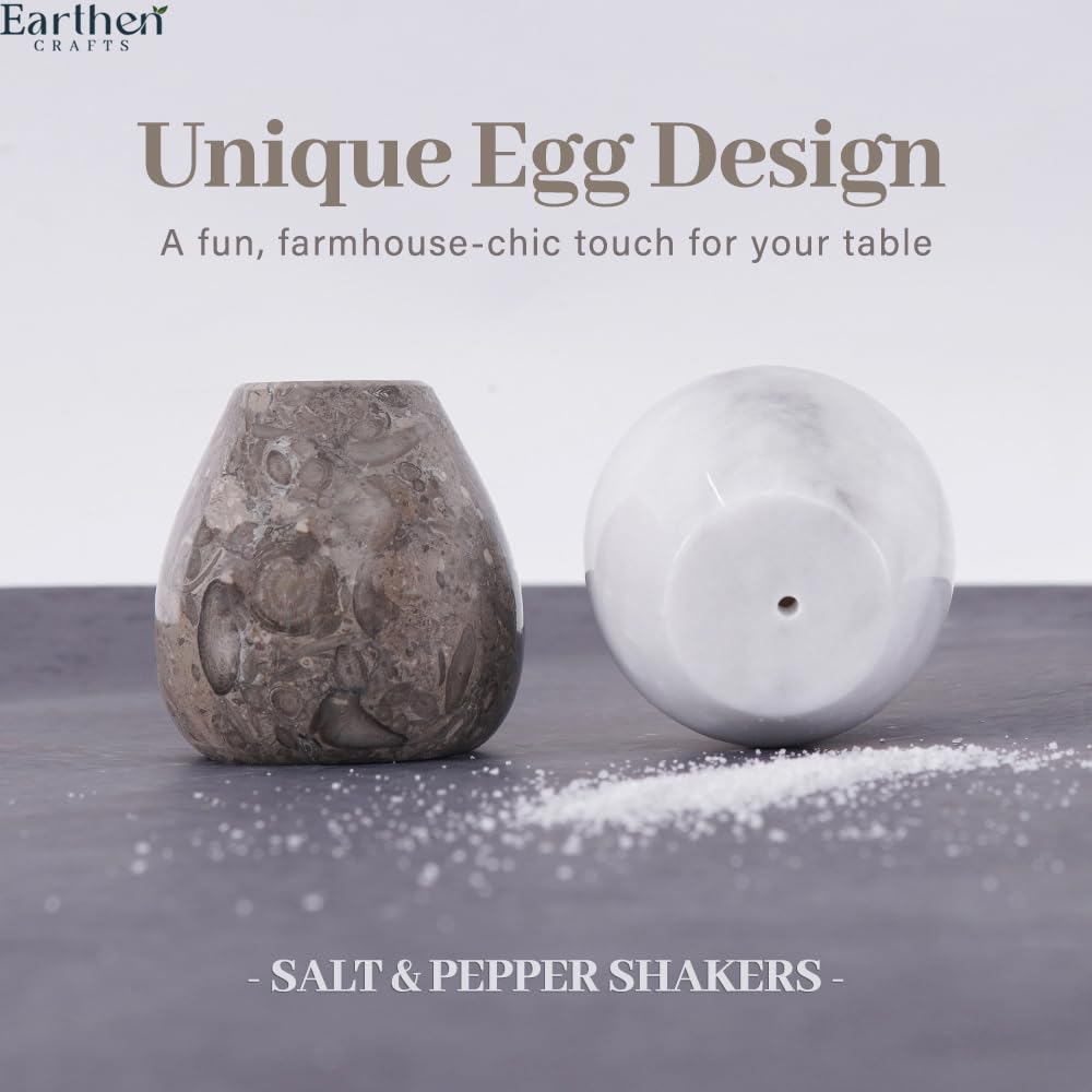 Multi functional design doubles as a chic seasoning container
