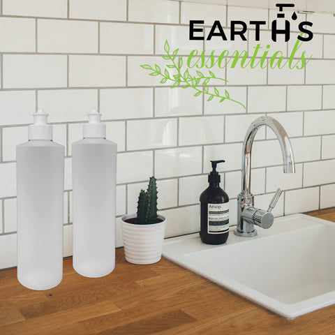 Earth's Essentials BPA-free HDPE bottle keeps liquids safe