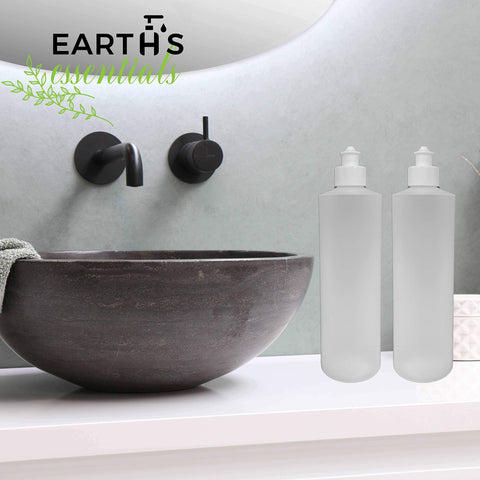 Earth's Essentials dispenser ideal for soaps, shampoos, and lotions