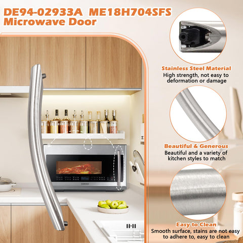 Earthtec stainless steel door-handle closeup shows smooth, lasting hardware