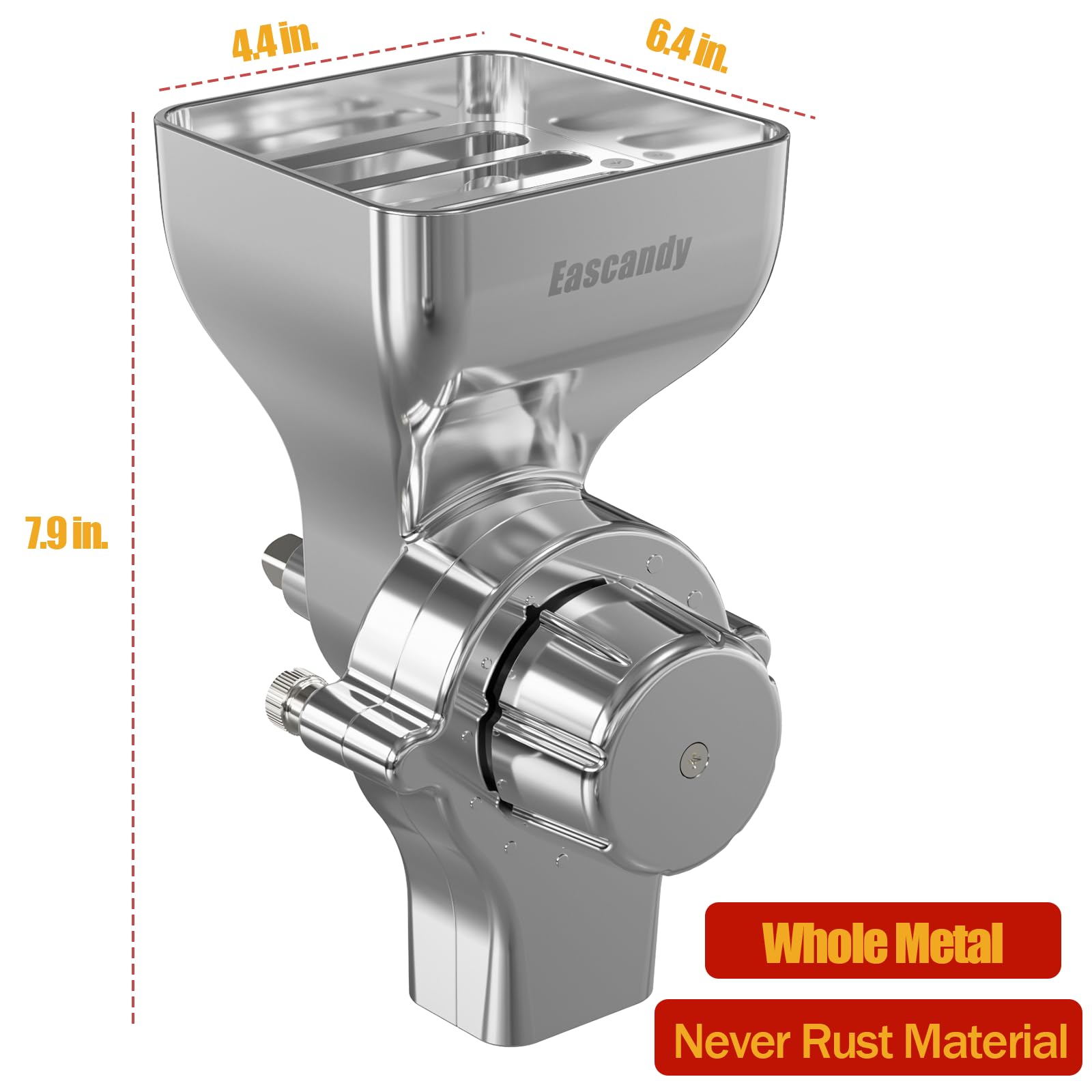 Eascandy 12 gear settings allow precise texture from coarse to fine.