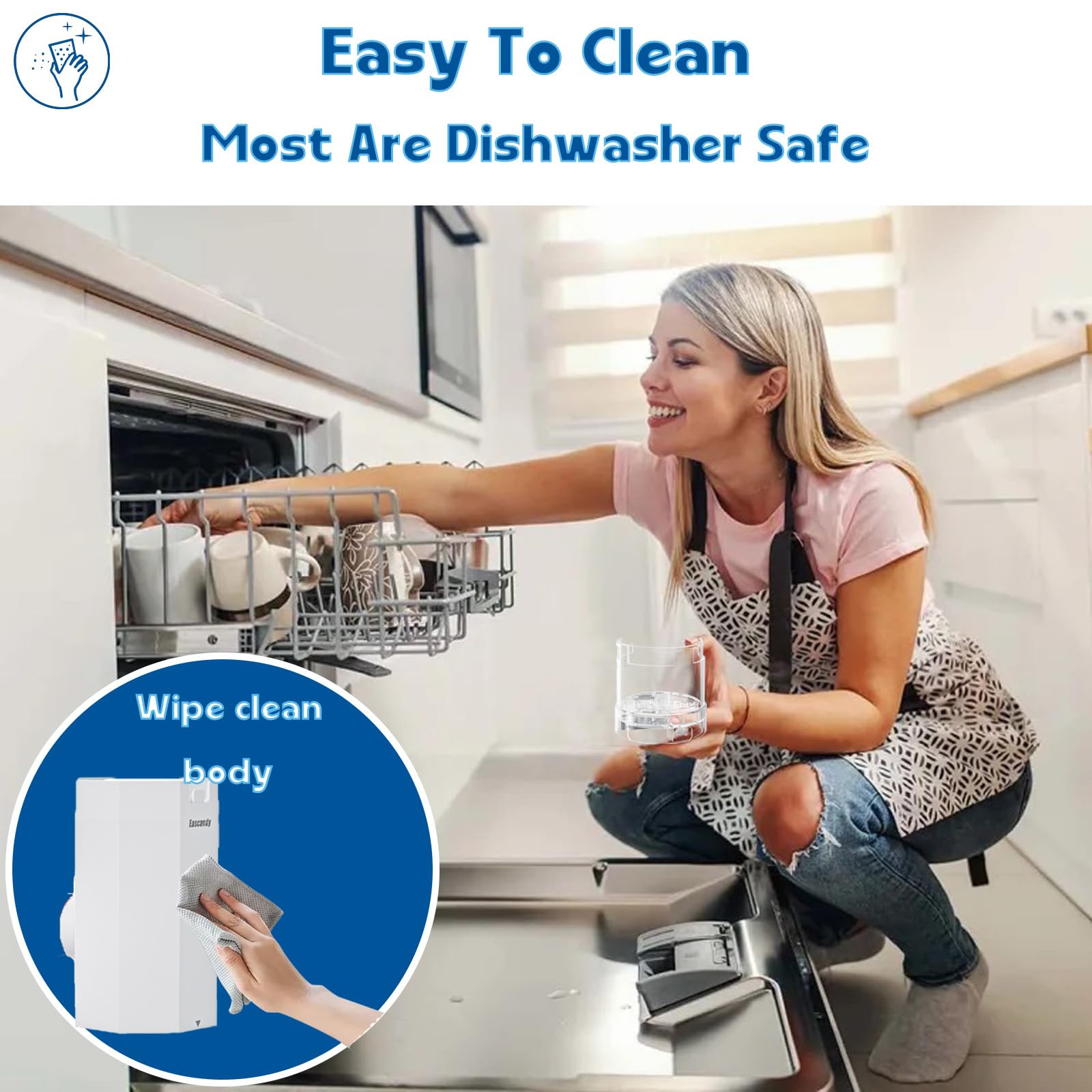 Attachment in action with KitchenAid mixer for fast, hands-free shaved ice by Eascandy.