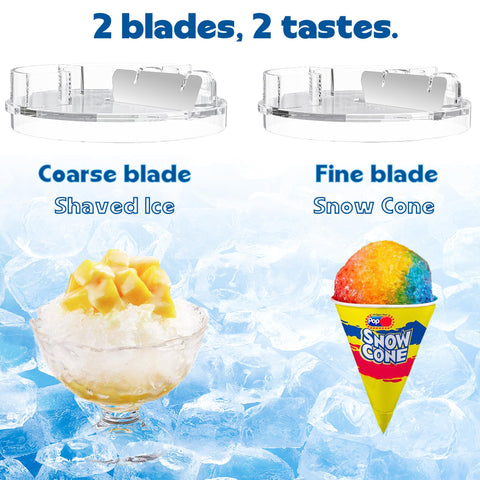 Eight ice molds from Eascandy provide generous portions for family snow cones.
