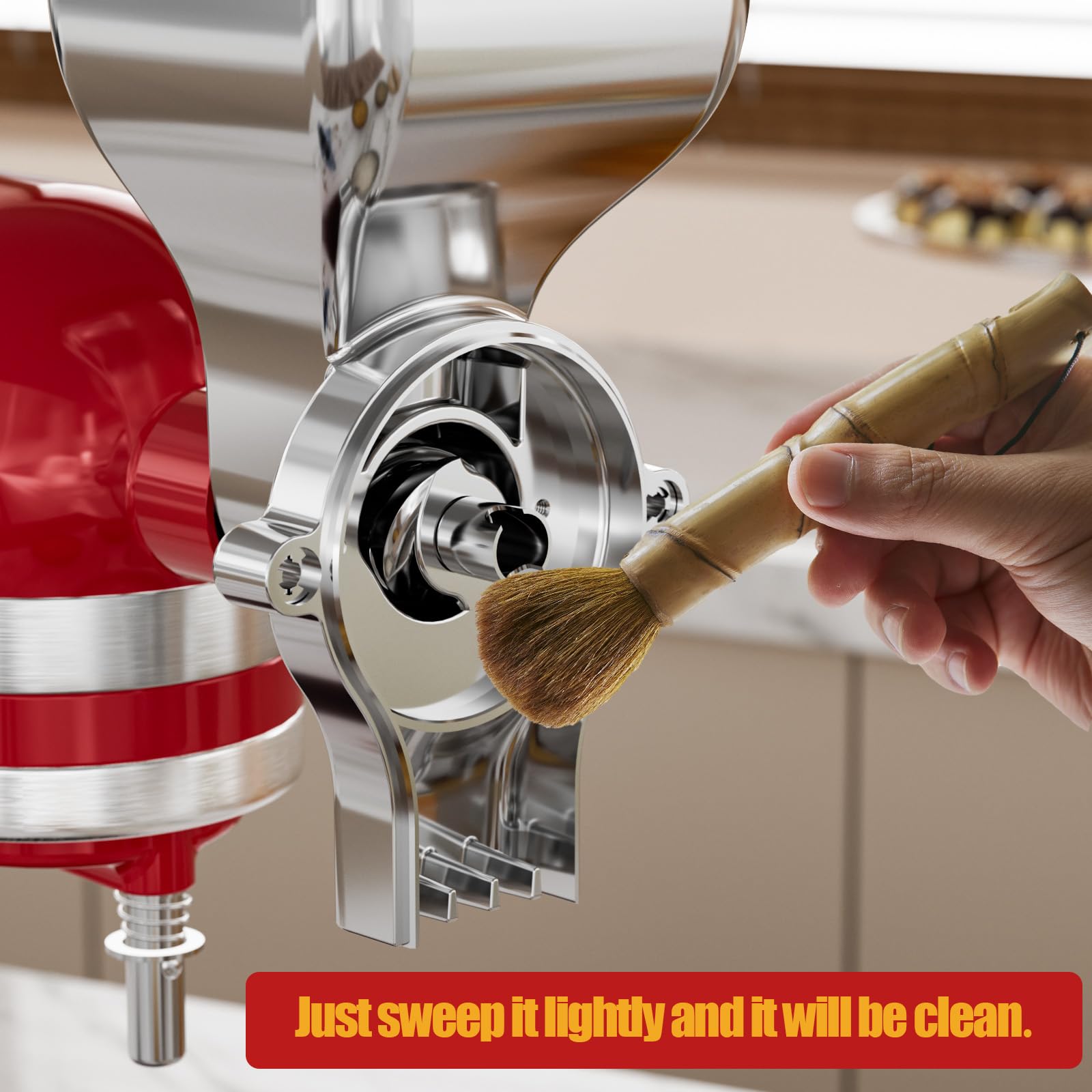 Eascandy grain mill is suitable for wheat, corn, oats, and more.