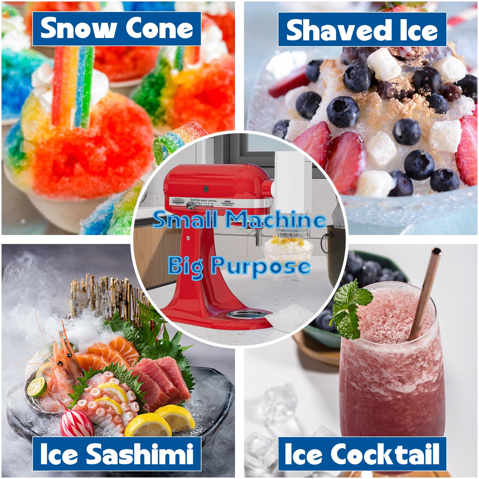 Snow cone ready dessert from Eascandy with vibrant flavors and refreshing texture.