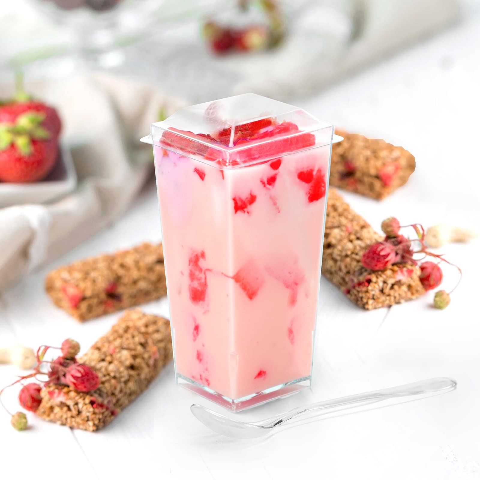 EASERCY BPA-free dessert cups ensure food-safe presentations