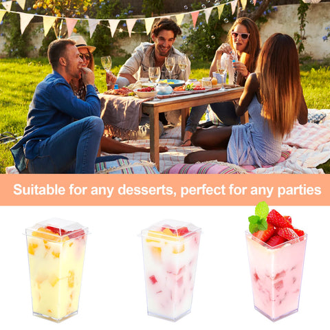 EASERCY dessert cups perfect for puddings and fruit desserts