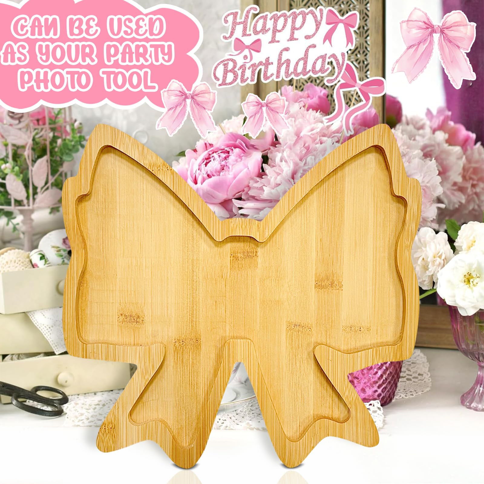 Easma baby shower table display adds warmth and charm to the setup.
