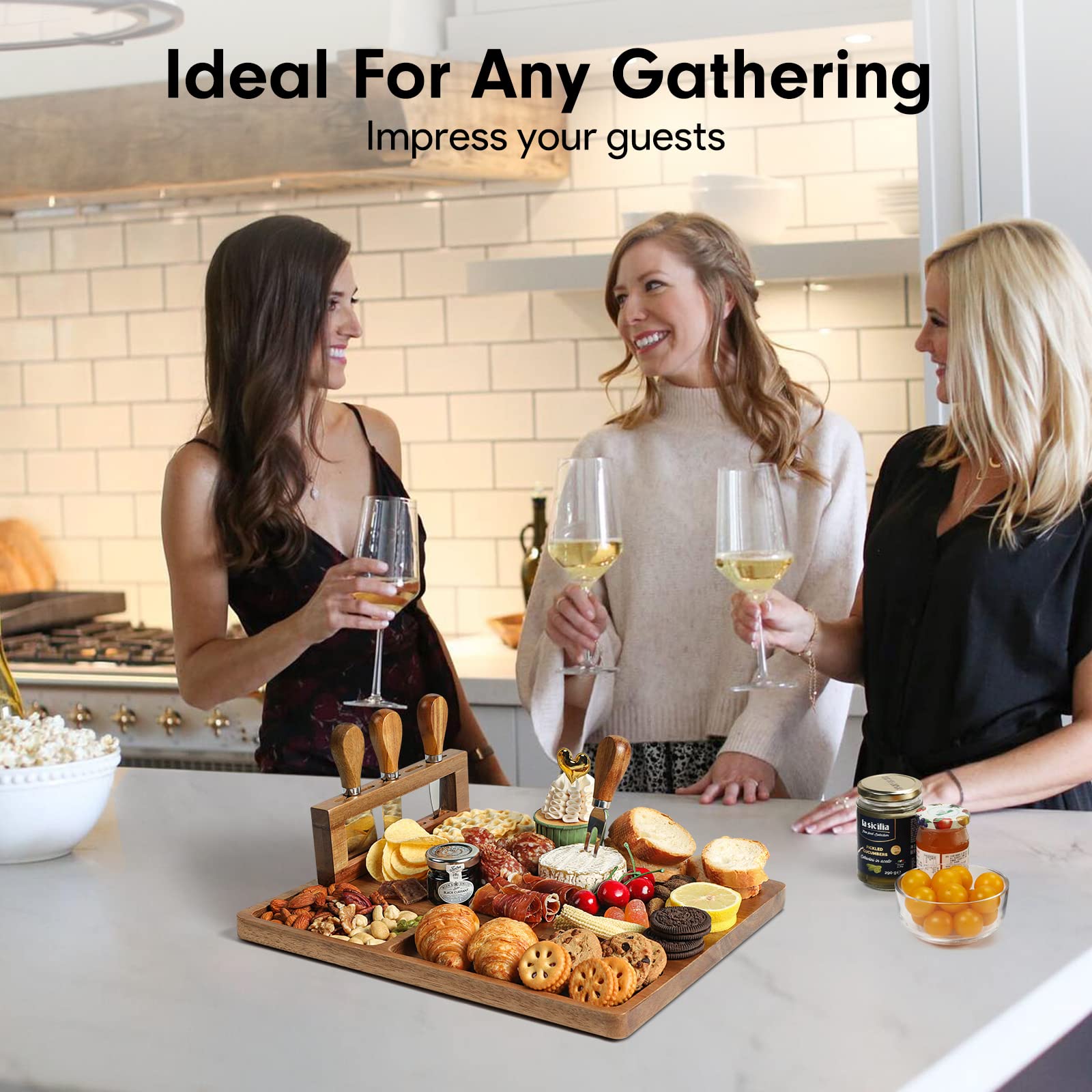 Easoger ideal gatherings board staged for entertaining