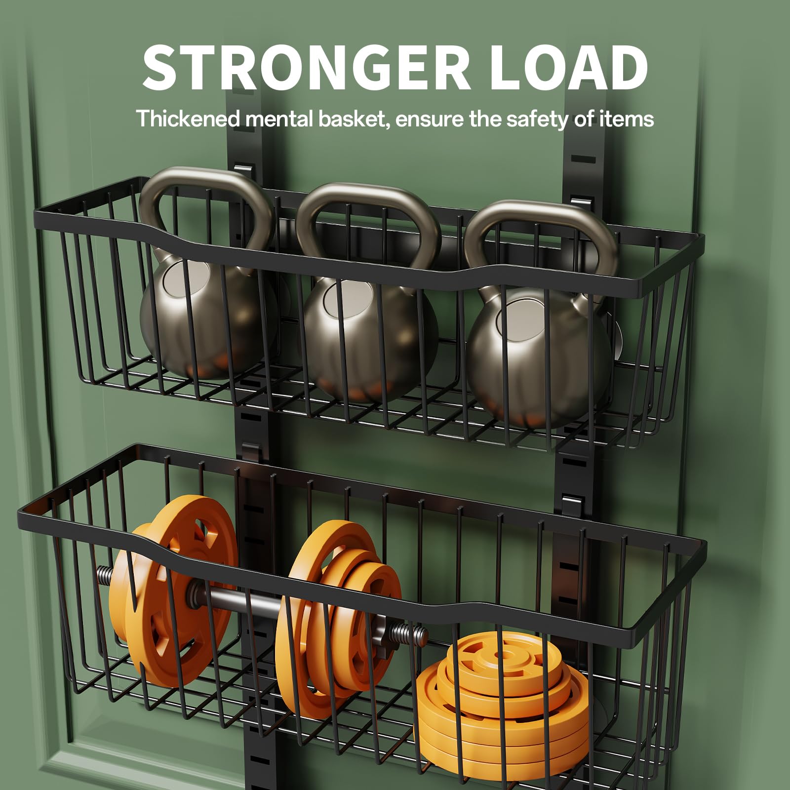 Eastherry sturdy metal construction supports heavy storage without bending.