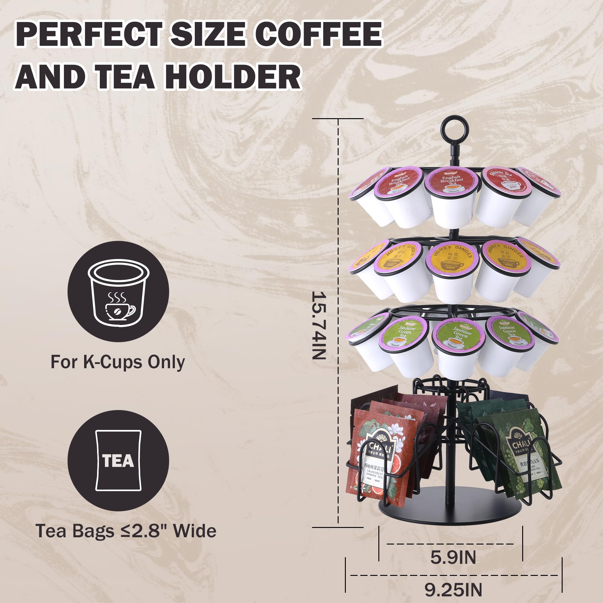 Eastsign space-saving design keeps counters tidy without sacrificing accessibility or style.
