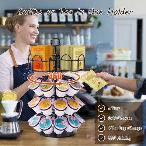 Eastsign tea bag compartments organize flavors for convenient tea time.