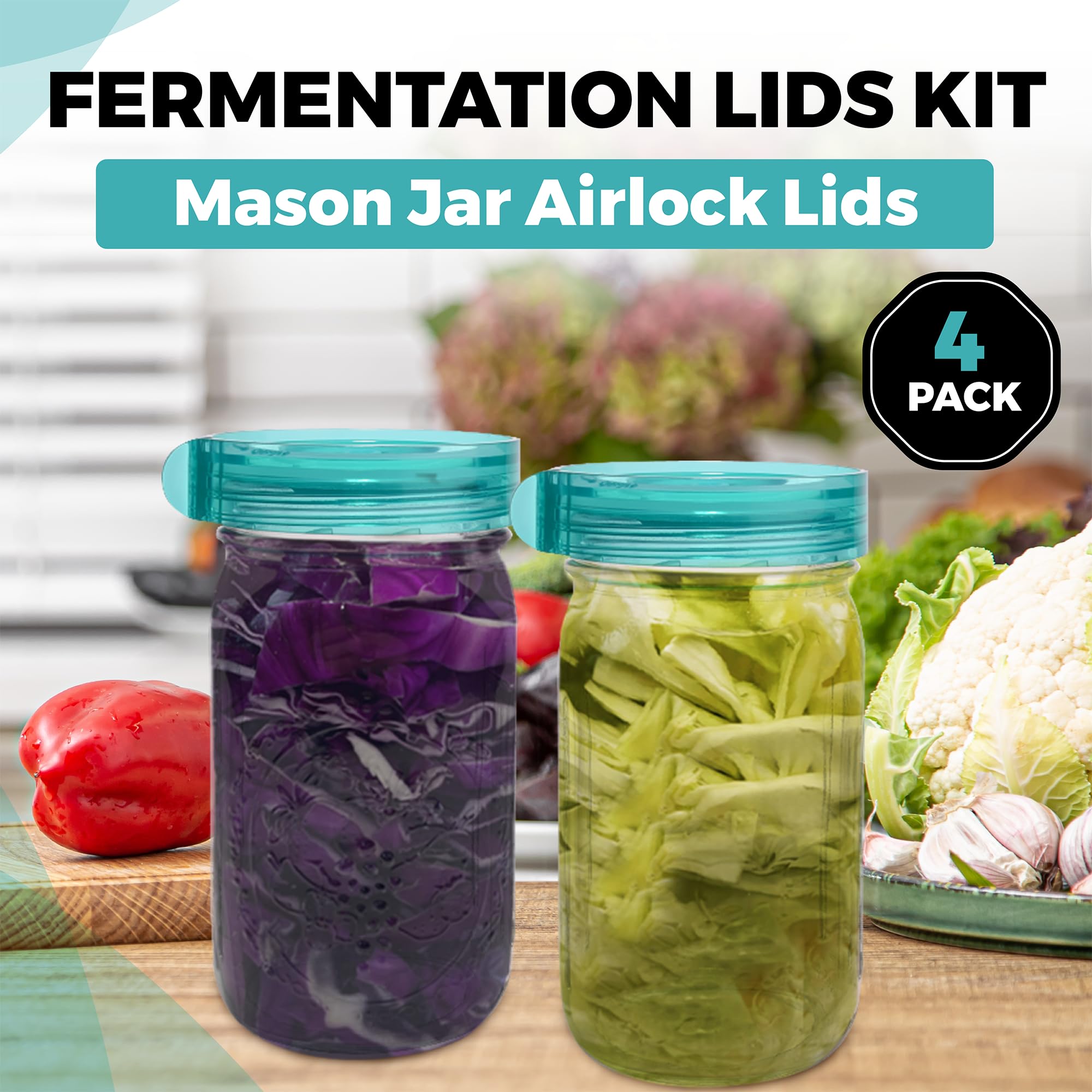Easy Fermenter airlock lid closeup preventing spills during fermentation