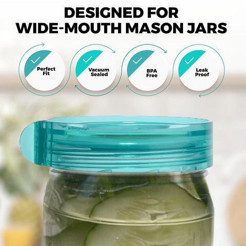 Easy Fermenter fermentation lids pack ready for multiple jars