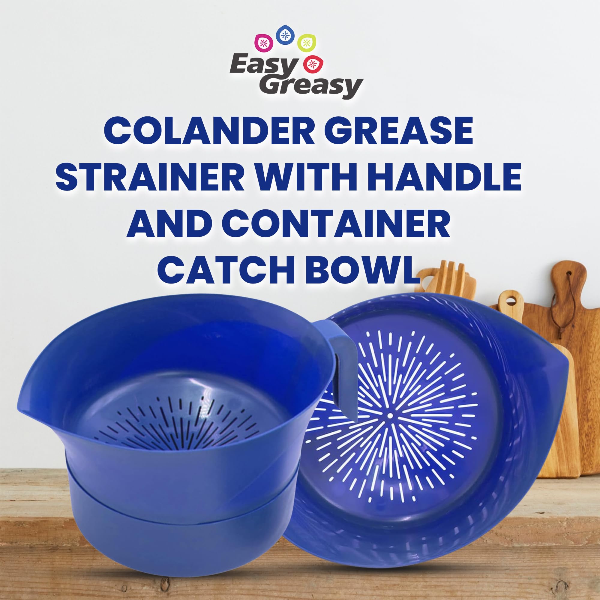 Easy Greasy grease strainer inside the container demonstrates efficient separation.
