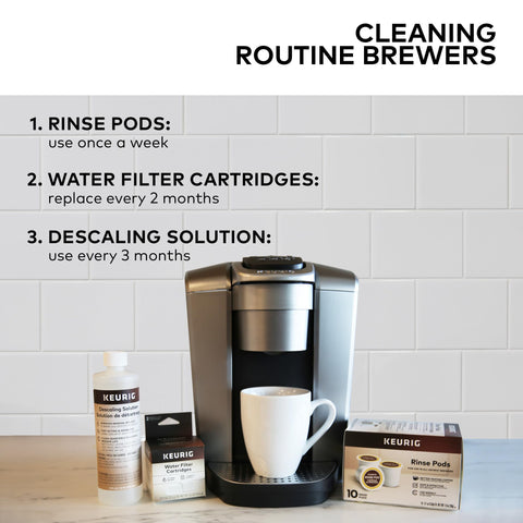 Easy-install Keurig filter cartridges reduce setup time
