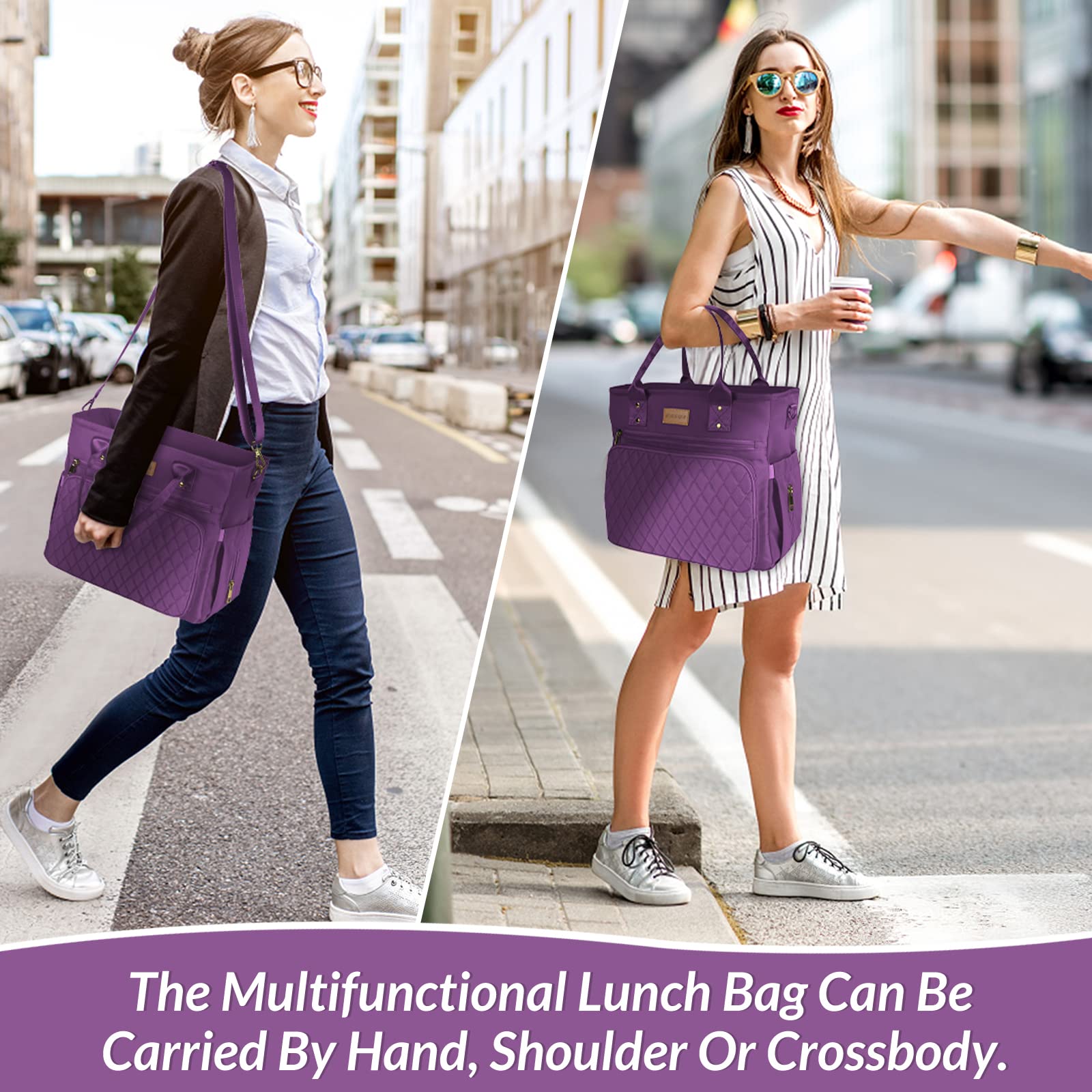 EASYA Lumina Purple insulated layer helps maintain temperature for meals