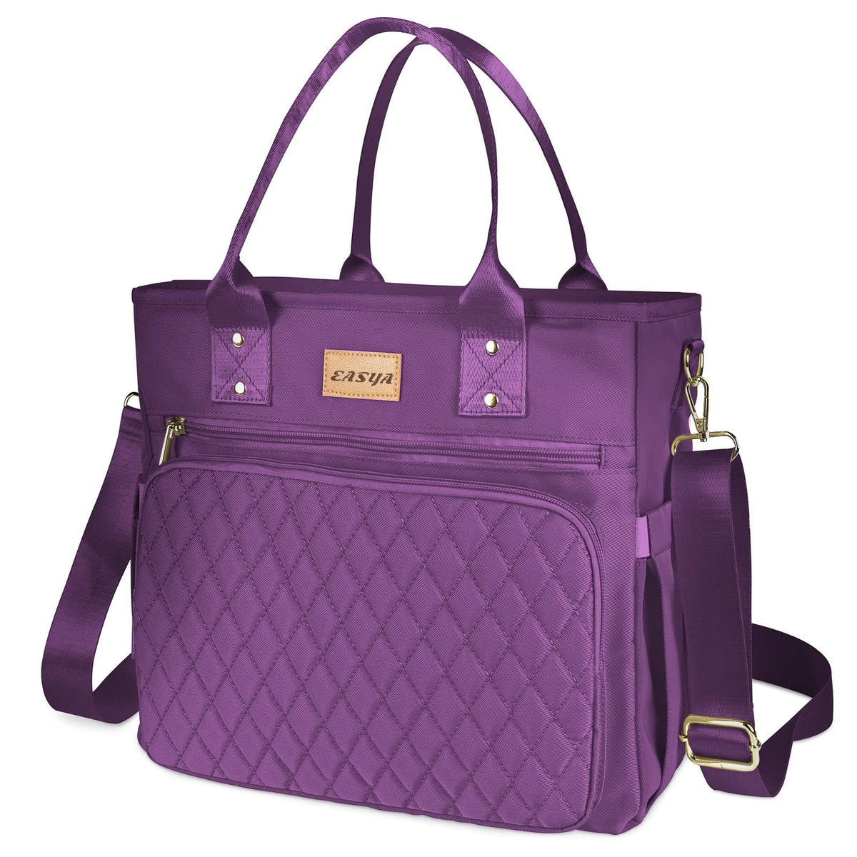 EASYA Lumina Purple lunch bag main compartment keeps meals organized and cool