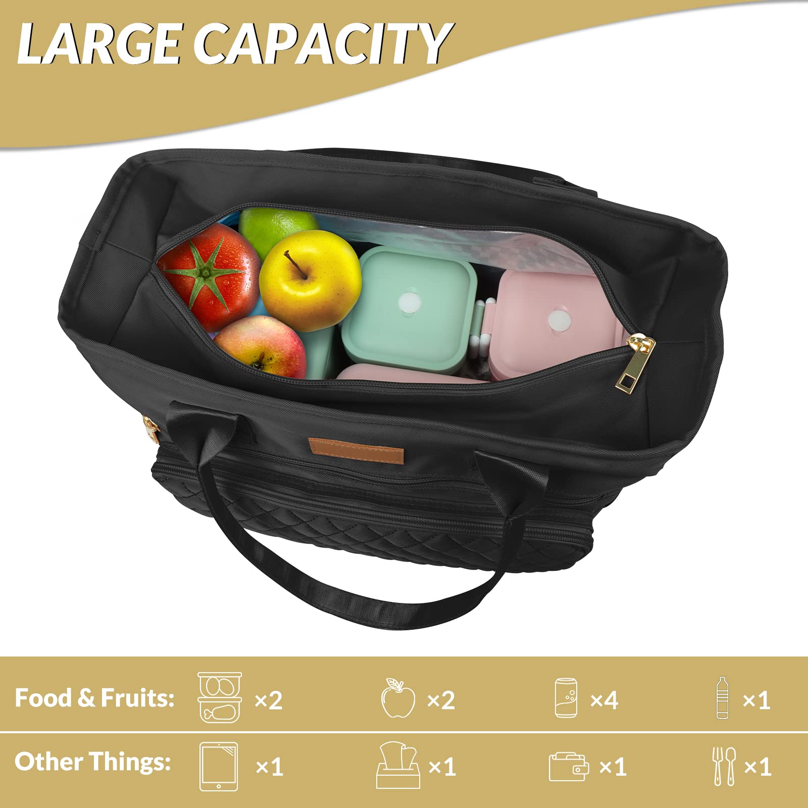 EASYA bag front pocket storage for keys and small essentials.