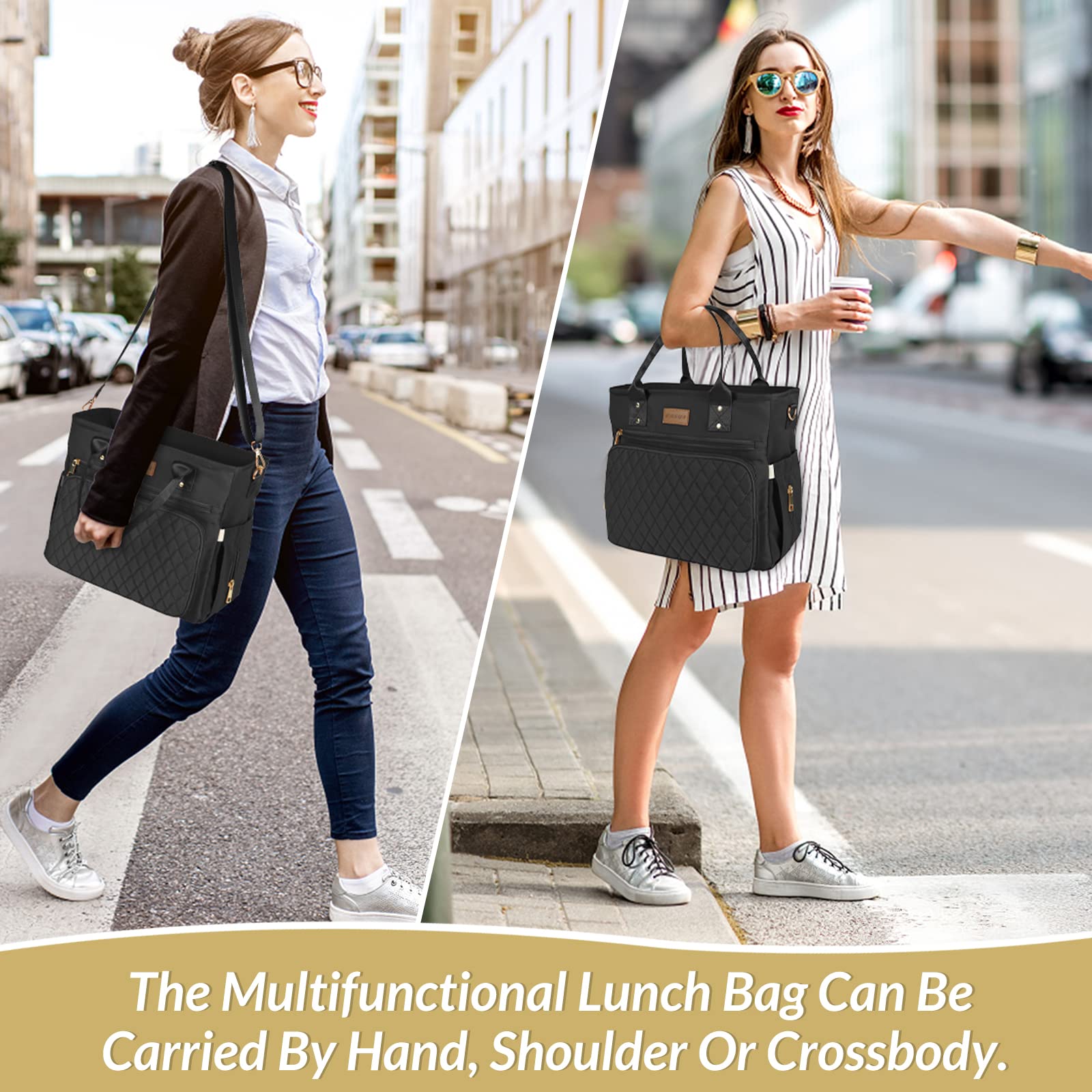 EASYA multi-use lunch bag suitable for work, picnics, gym, and shopping trips.