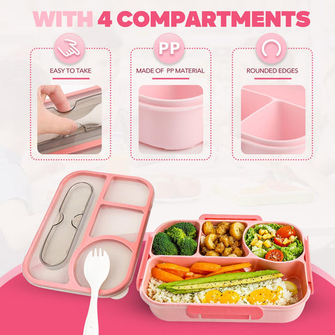 EASYFUN Bento Box is dishwasher-safe and BPA-free for easy cleanup