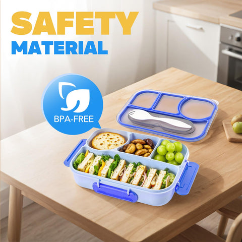 EASYFUN Bento Box lid with silicone gasket demonstrates secure, leak-proof sealing.