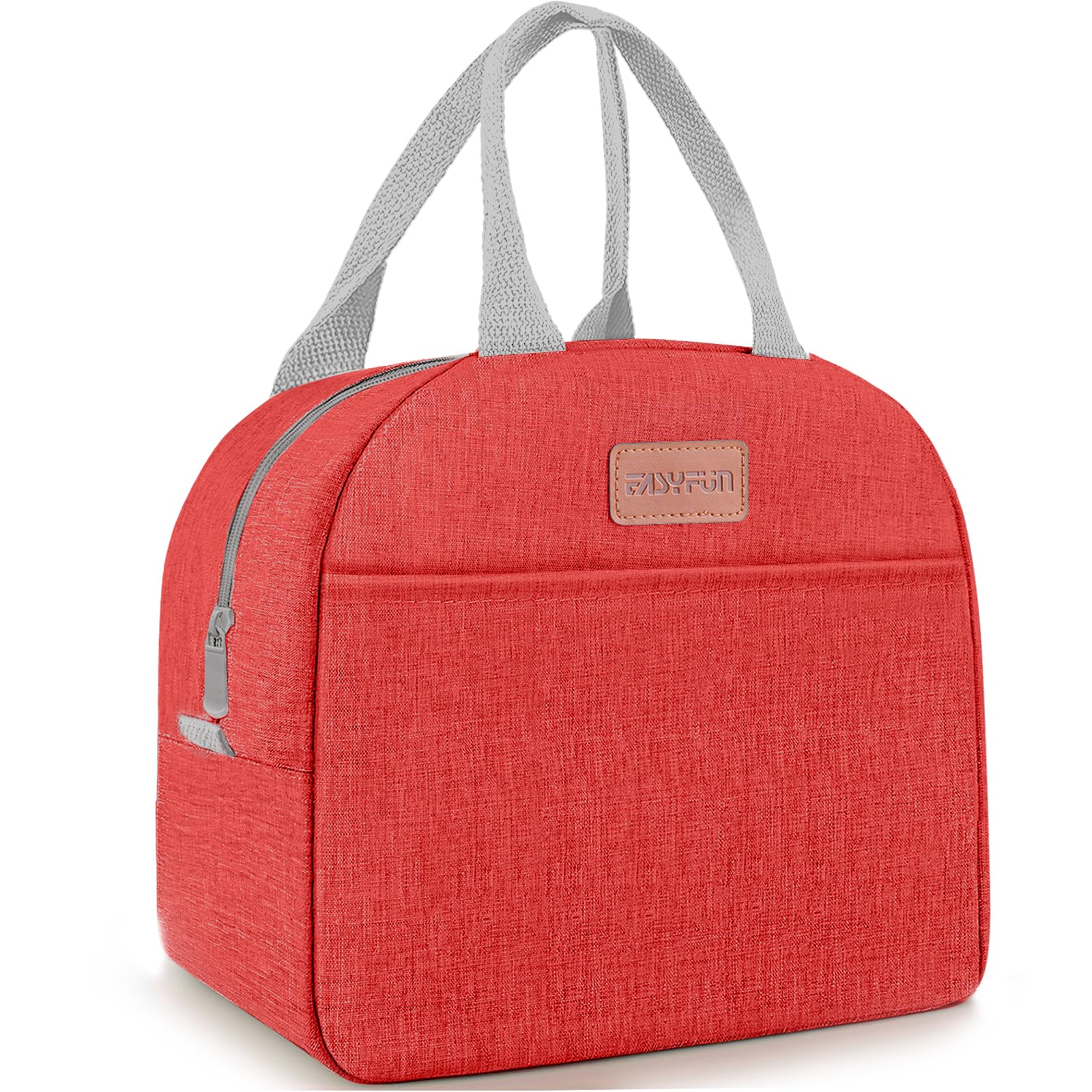 EASYFUN lunch bag main compartment open shows spacious space for meals and snacks.