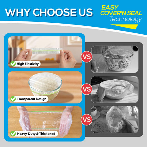 EASYYOURHOME elastic cord seals tightly around rims for a secure fit.