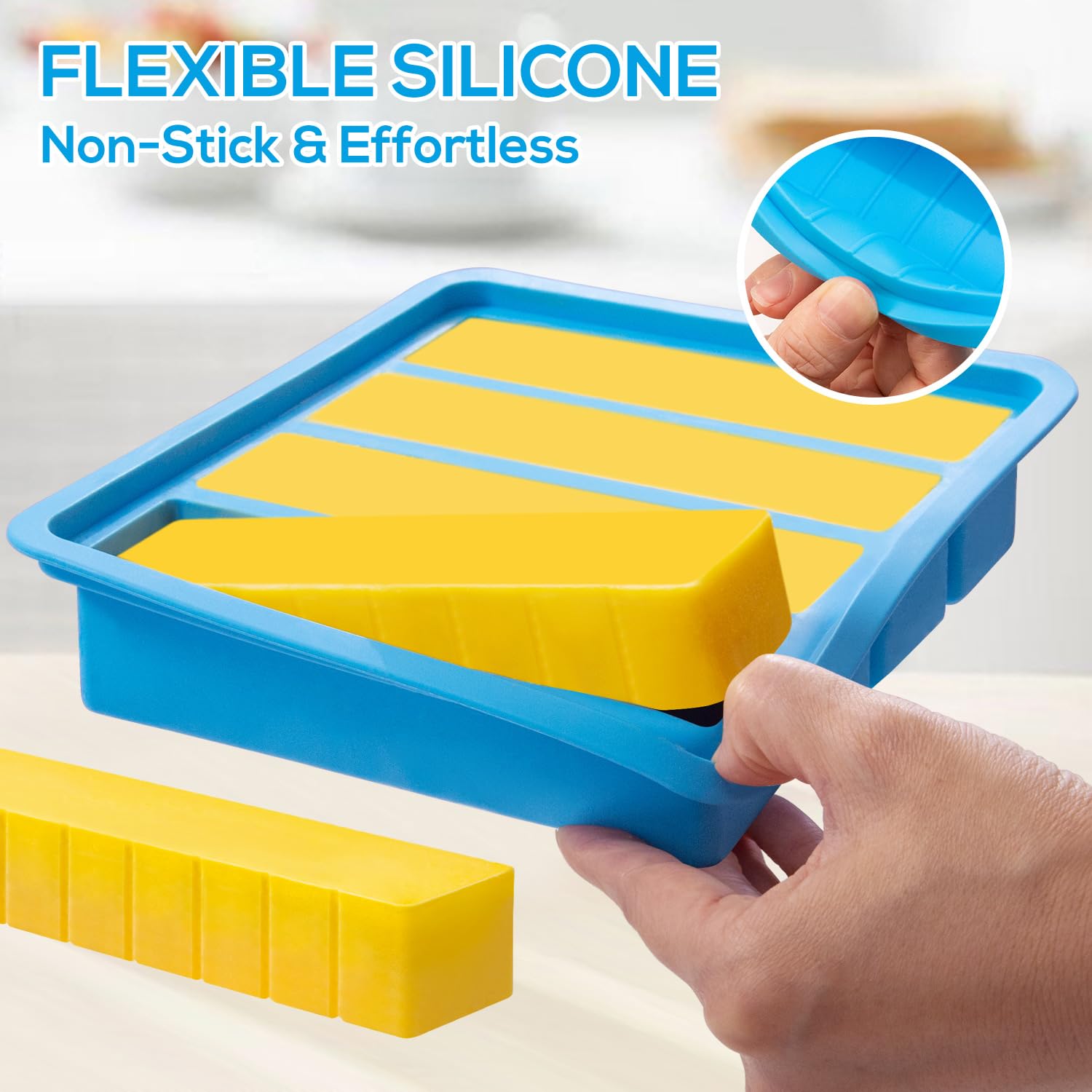 EASYYOURHOME butter storage container keeps homemade butter fresh and mess-free.