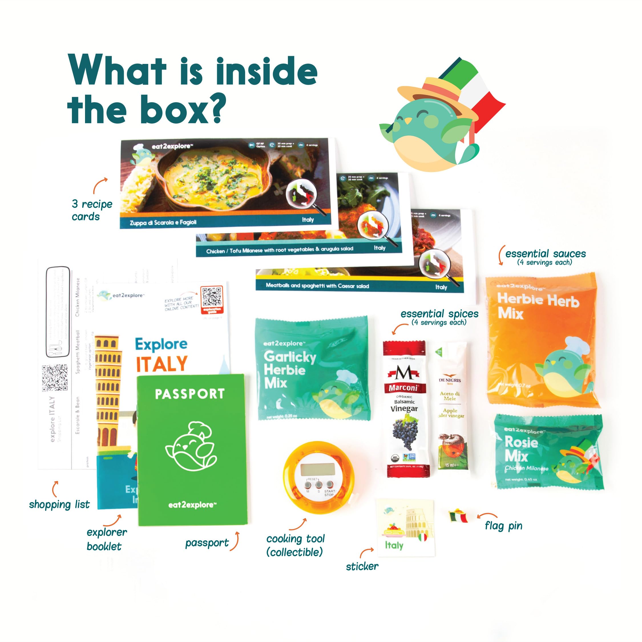 Eat2explore Italy Edition kid-friendly tools build confidence in the kitchen.