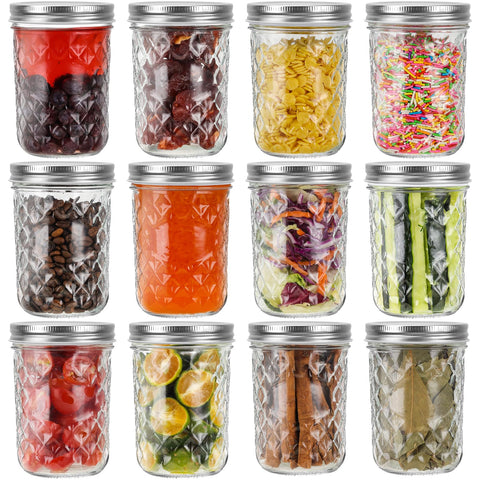 Eathtek 16oz wide-mouth mason jar with lid, ready for storage