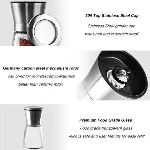 Germany hardened carbon steel rotor inside Ebaco grinder delivers smooth grinding.