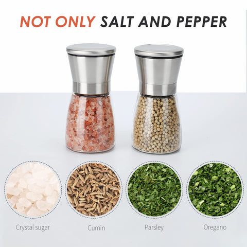 Ebaco large-capacity mills reduce refills during busy cooking.
