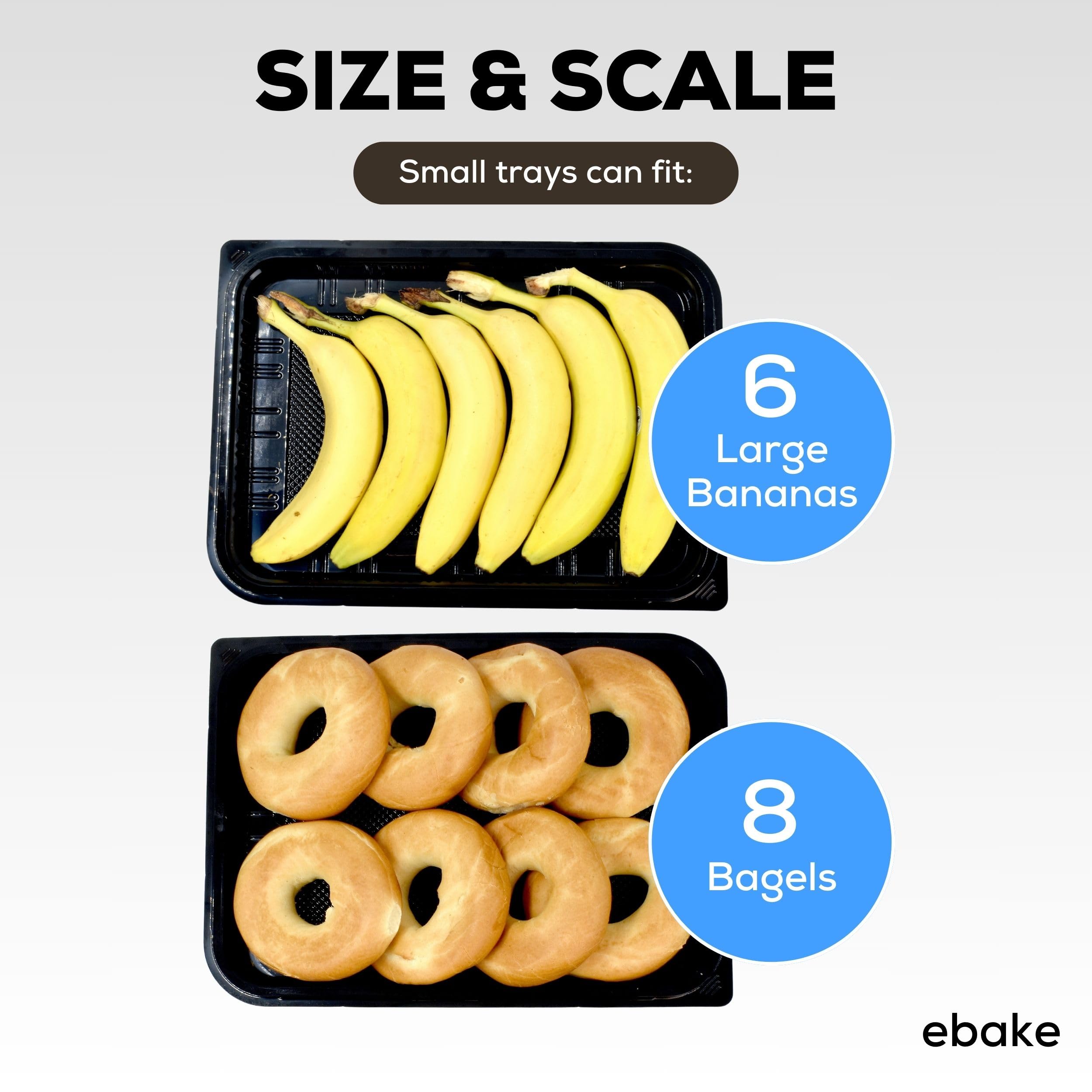 ebake trays with lid illustrate easy, organized serving setup