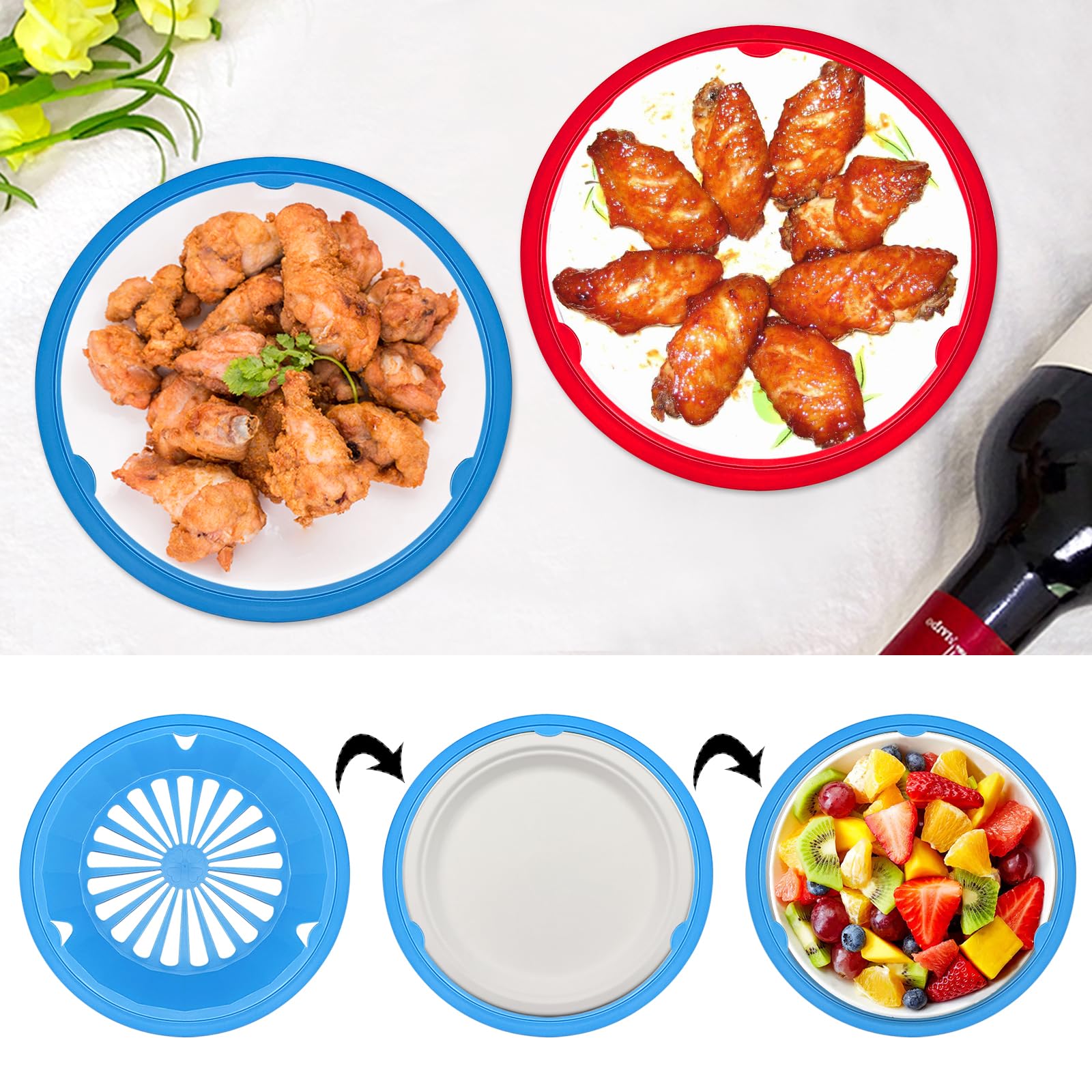 EBIGIC heat-stain isolation keeps the table clean after meals.